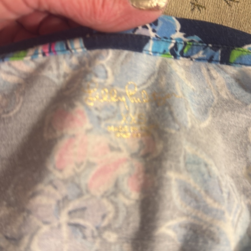 Lilly Pulitzer Floral Long Sleeve Women's Top - Picture 4 of 4